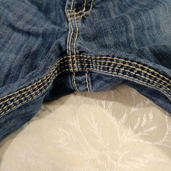 Silver Jeans Co Suki 17" Surplus Womens W26 x L35 Lowrise Bootcut Stretchy Blue - Picture 5 of 12